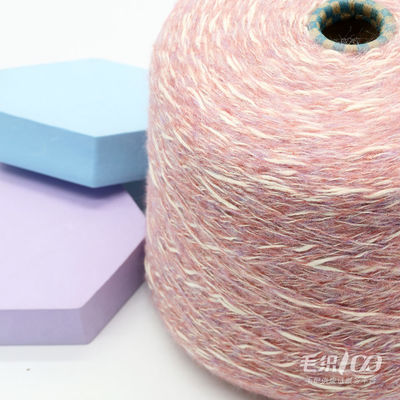 Durable Moistureproof Sequin Knitting Wool , 1/4NM Crocheted Scarves Silky Wool Yarn