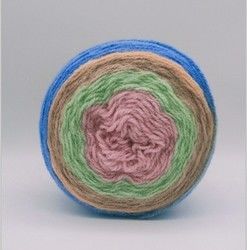 Chunky Acrylic Wool Blend Yarn Anti Static Washable For Scarves