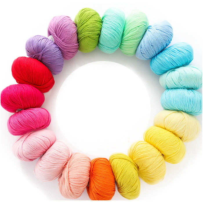 Anti Pilling Twisted Cotton Yarn Practical Moistureproof For Baby Sweater